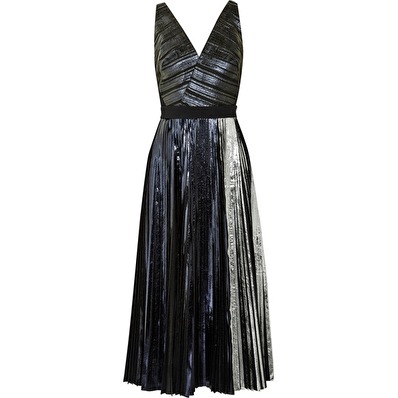 Proenza Schouler Pleated metallic coated cloqu